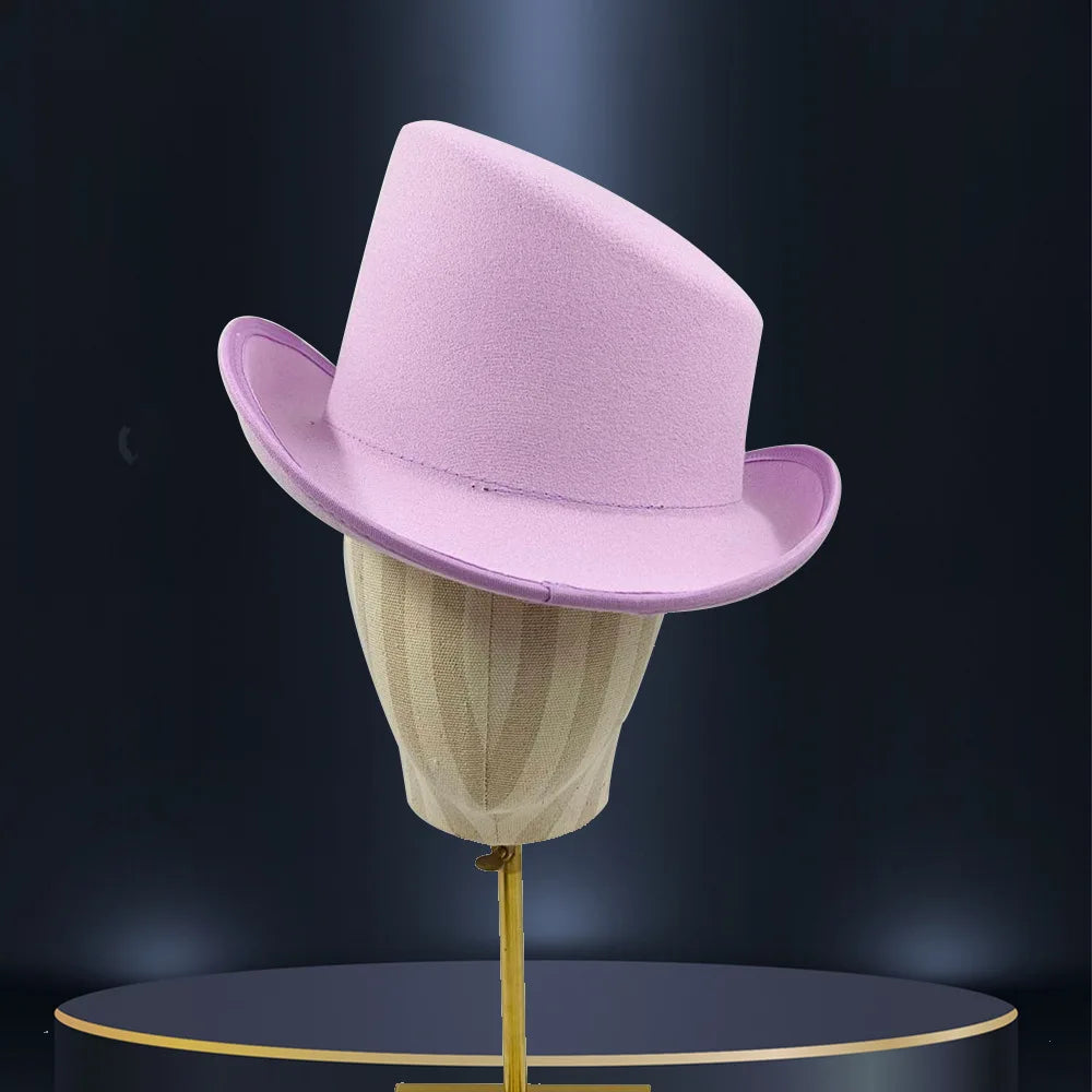 Stylish Steampunk Cosplay Hat Purple