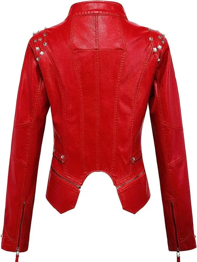 Stylish Steampunk Jacket With Rivets gothic