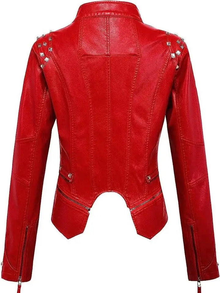 Stylish Steampunk Jacket With Rivets gothic