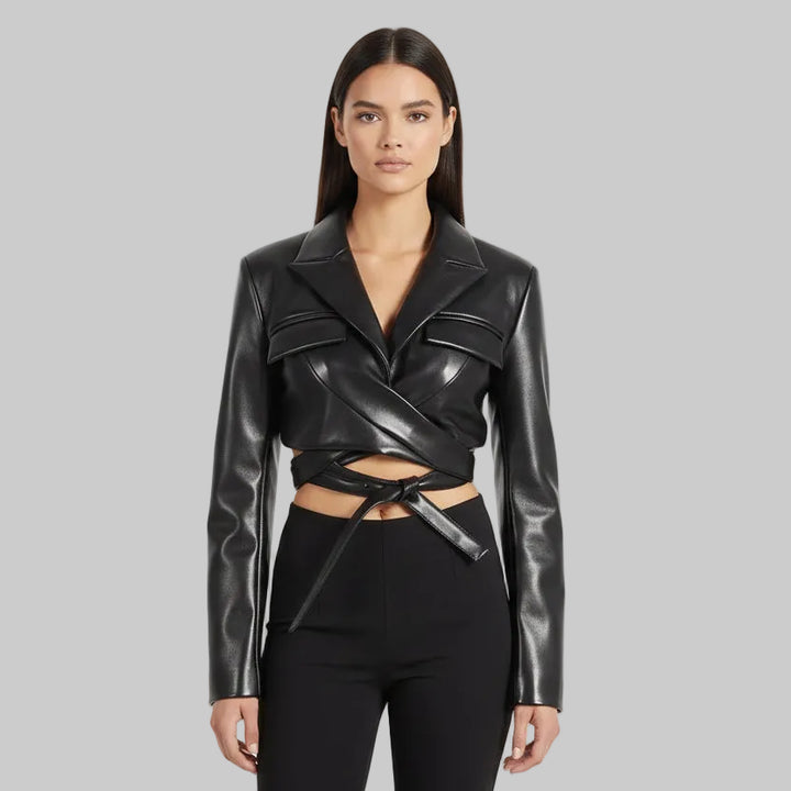Stylish Steampunk Leather Jacket edgy