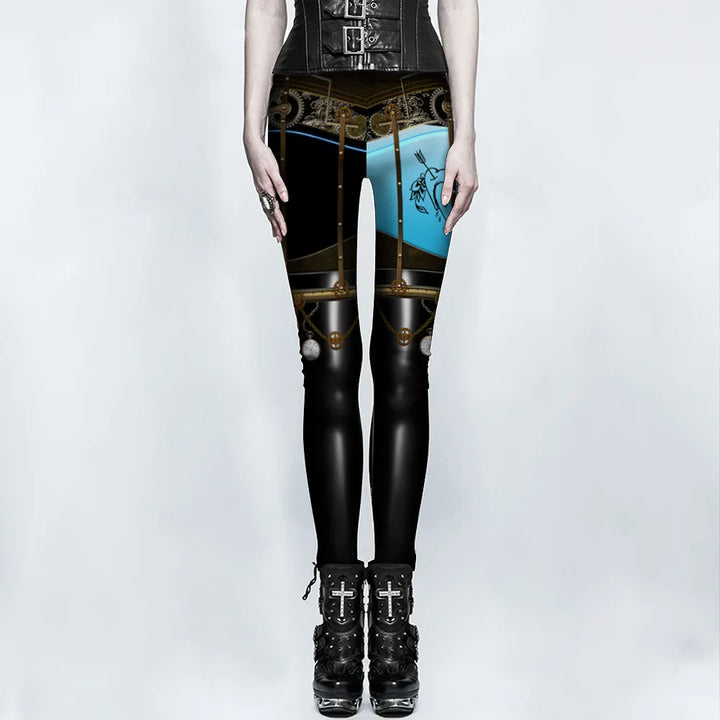 Stylish Steampunk Leggings Design