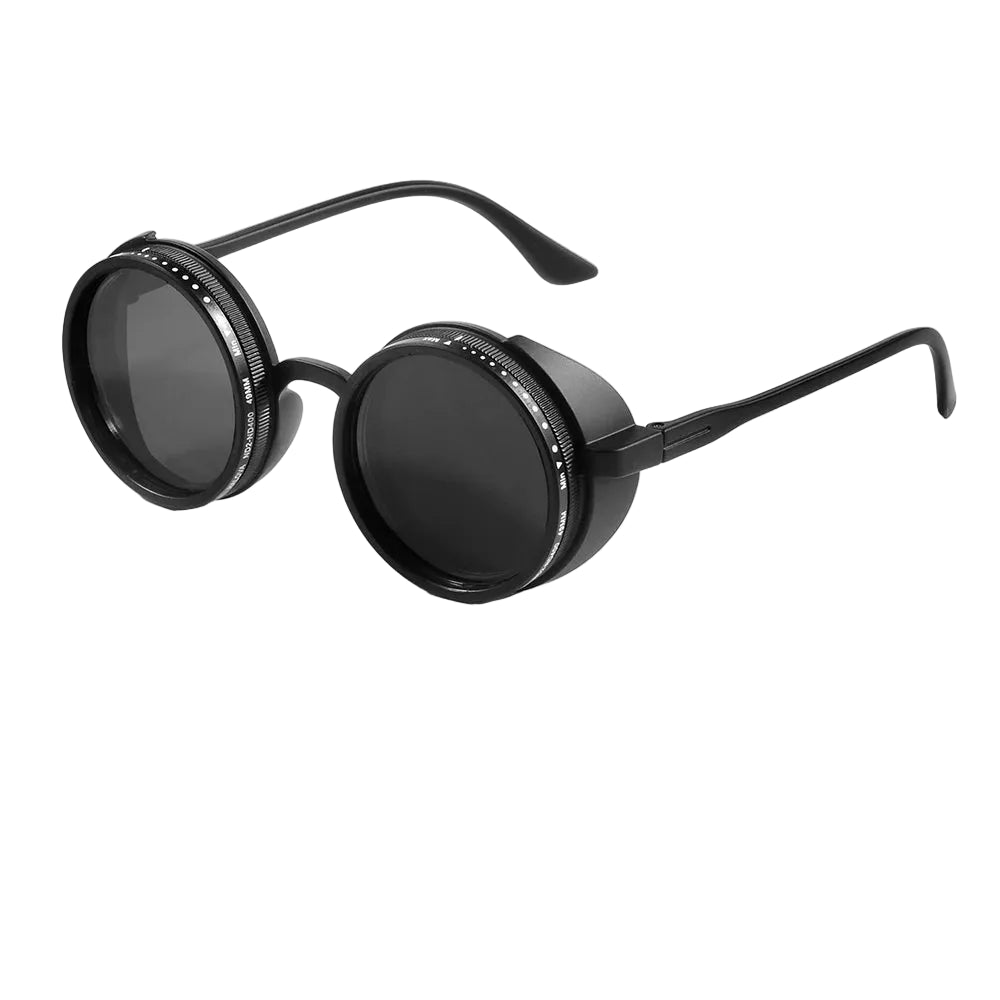 Stylish Steampunk Round Sunglasses
