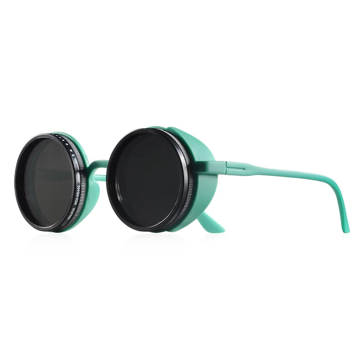 Stylish Steampunk Round Sunglasses – classic steampunk