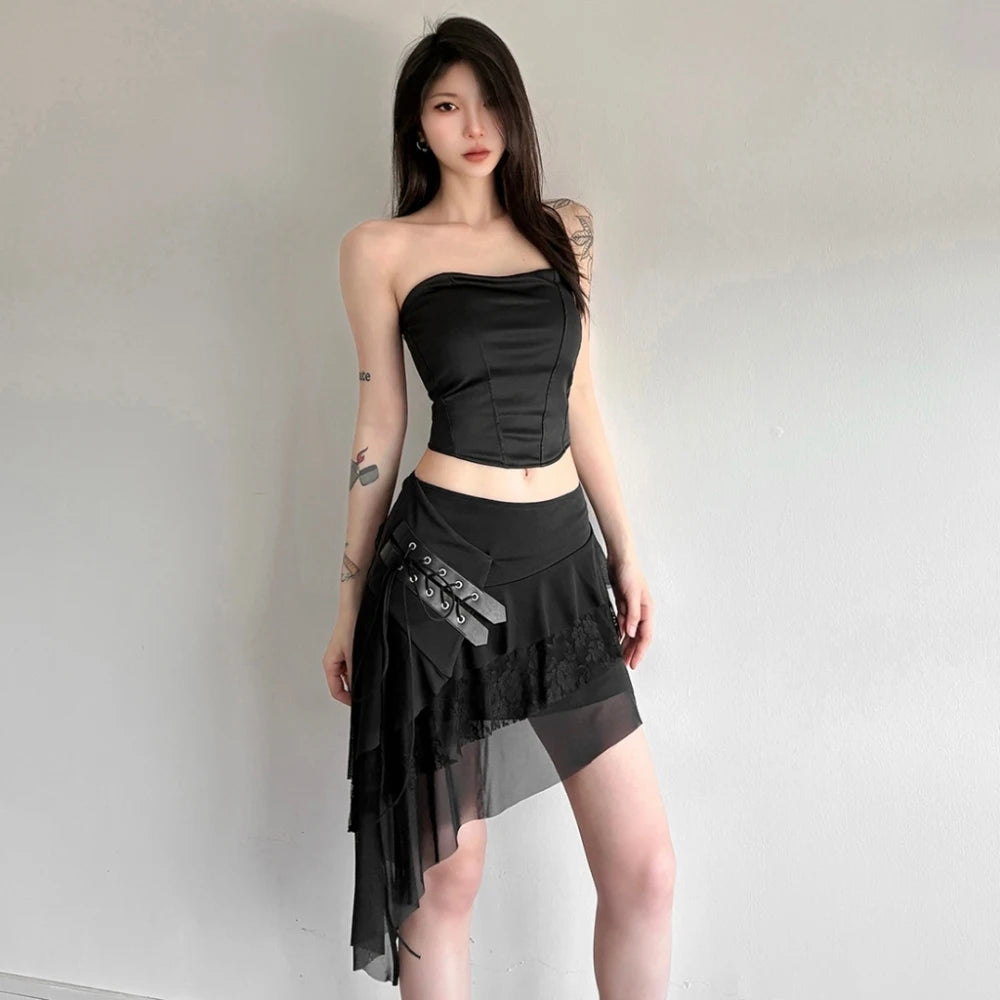 Stylish Steampunk Skirt edgy