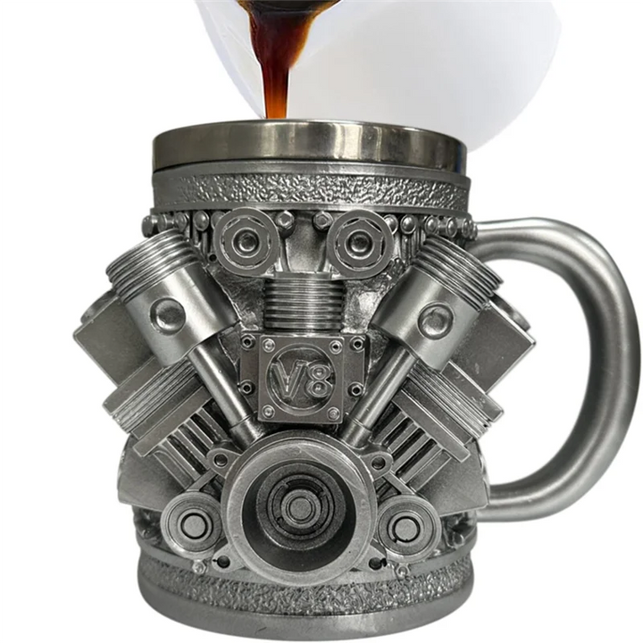 Stylish Steampunk V8 Engine Mug stylish