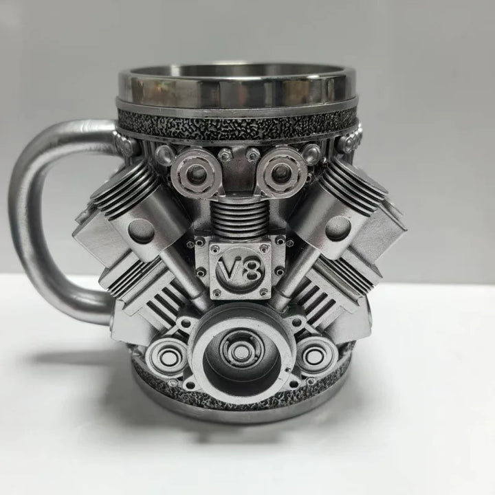 Stylish Steampunk V8 Engine Mug tendance