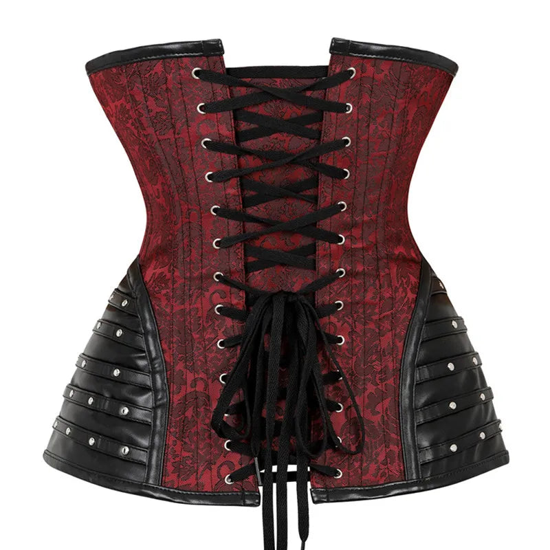 Stylish Victorian Steampunk Corset Back