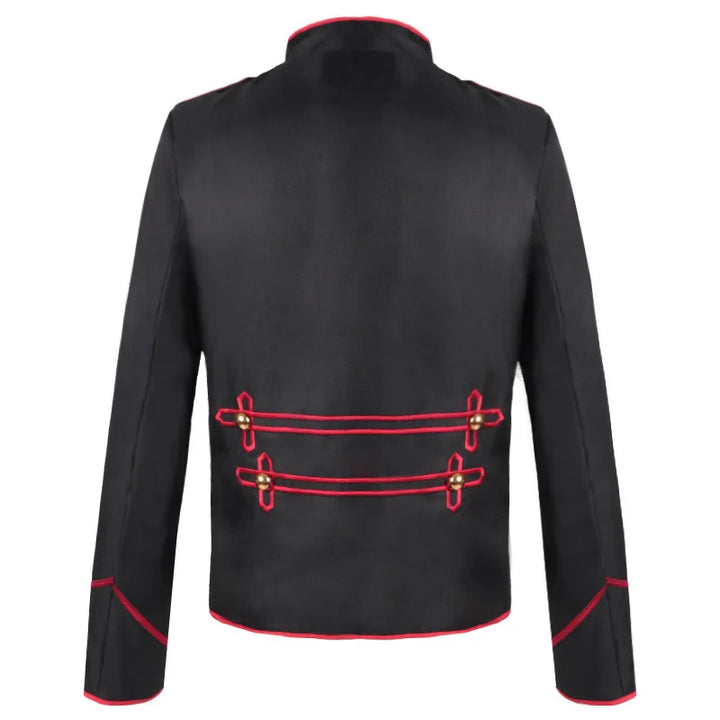 Stylish vintage steampunk medieval jacket with ornate details