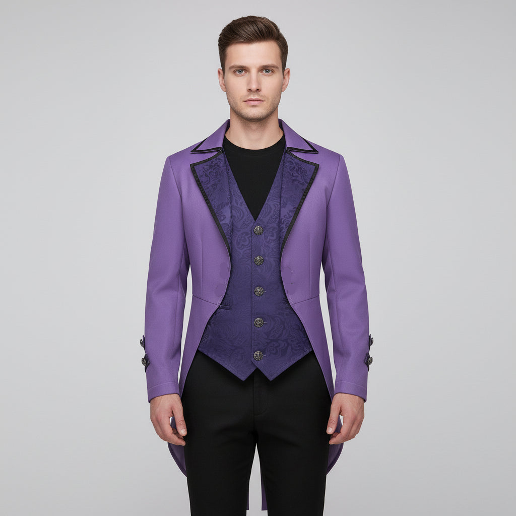 Tone-On-Tone Steampunk Coat