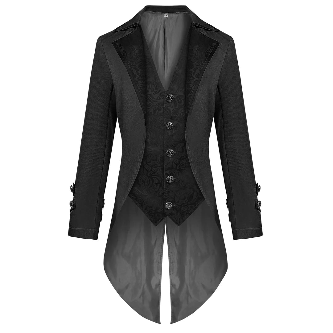 Tone-On-Tone Steampunk Coat premium