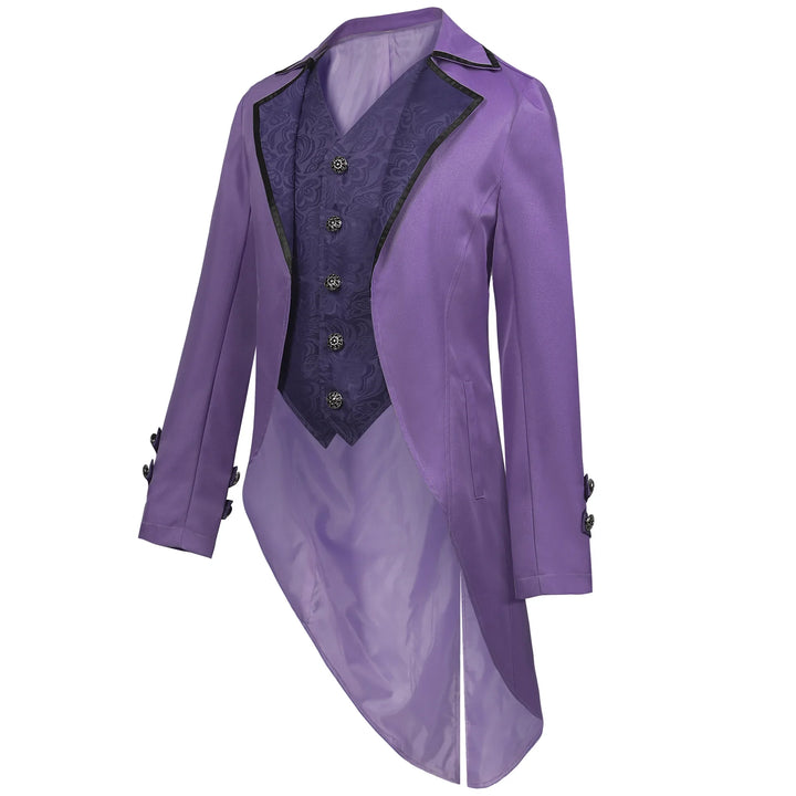 Tone-On-Tone Steampunk Coat refined