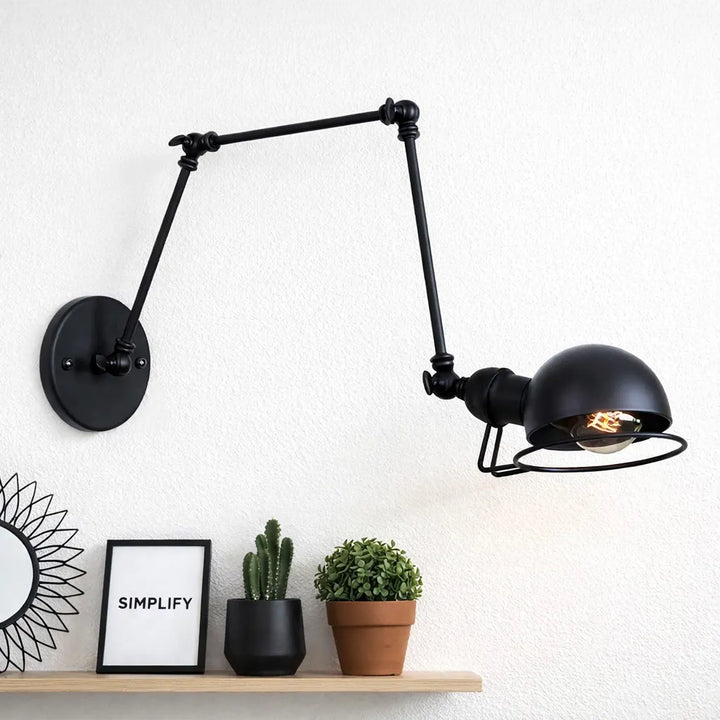 Triple-arm Steampunk Wall Lamp