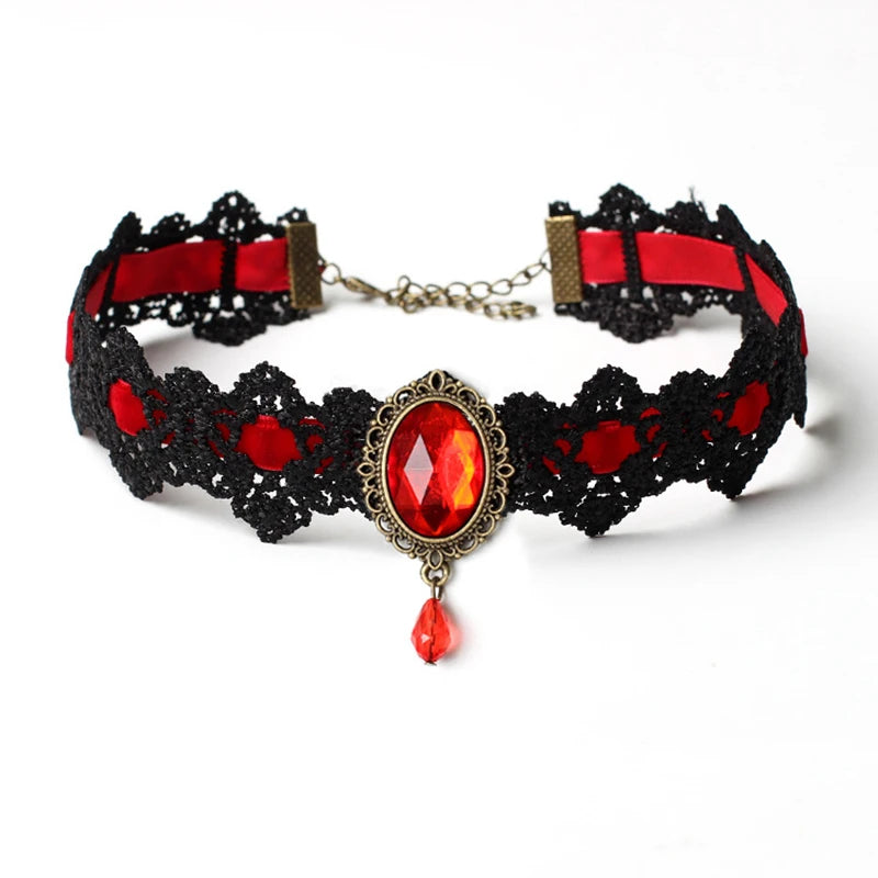 Two-Tone Steampunk Choker Necklace