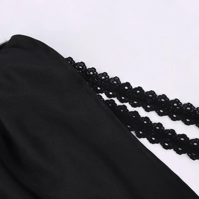 Unisex One-Shoulder Steampunk Cape Costume Fabric
