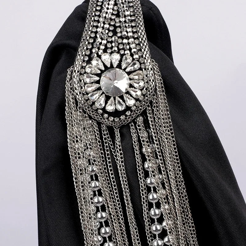 Unisex One-Shoulder Steampunk Cape Costume Style