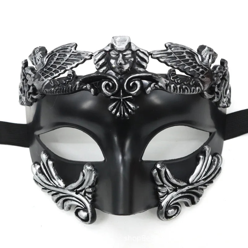 Venetian Steampunk Mask Grey