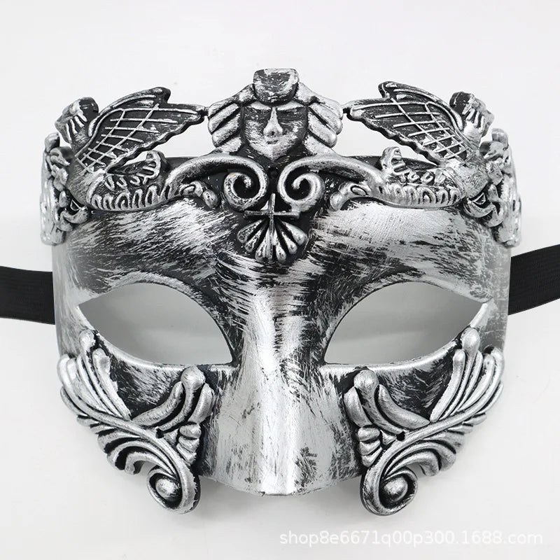 Venetian Steampunk Mask Silver