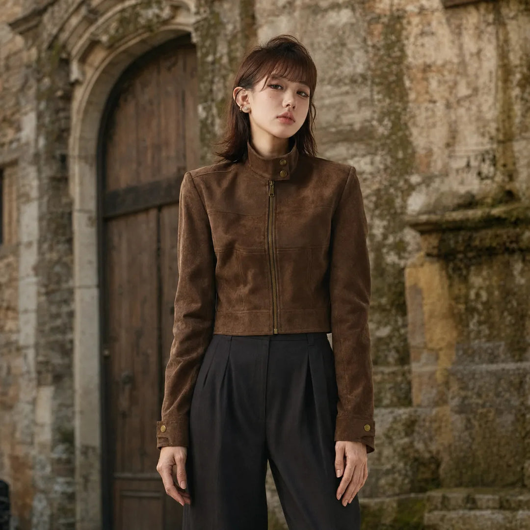 Vest Bomber Aviator Steampunk Brown