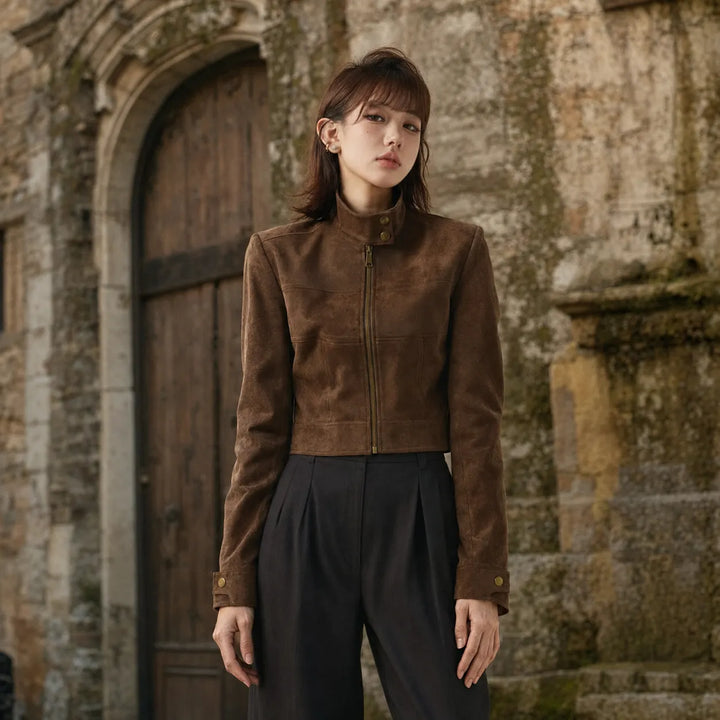 Vest Bomber Aviator Steampunk Brown
