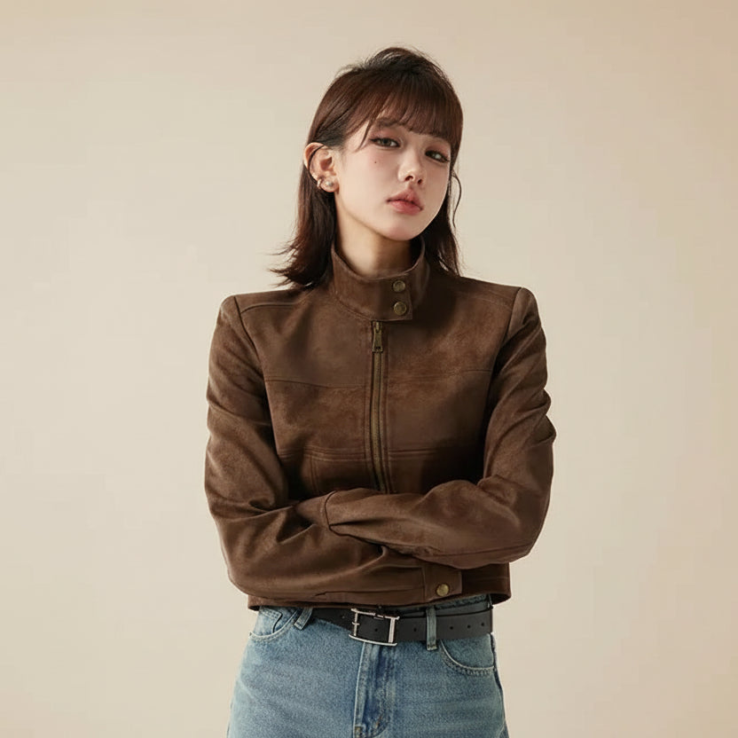 Vest Bomber Aviator Steampunk Brown