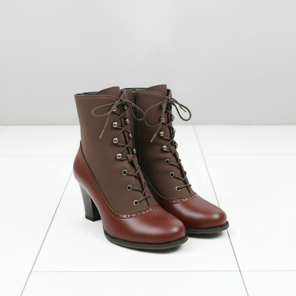 Victorian Round-toe Steampunk Boots