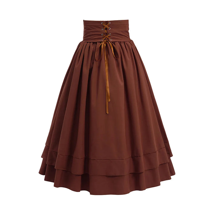 Victorian Steampunk Buttoned Skirt classic