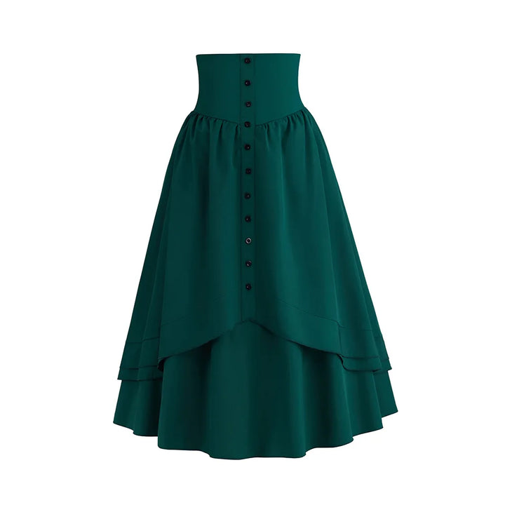 Victorian Steampunk Buttoned Skirt vintage