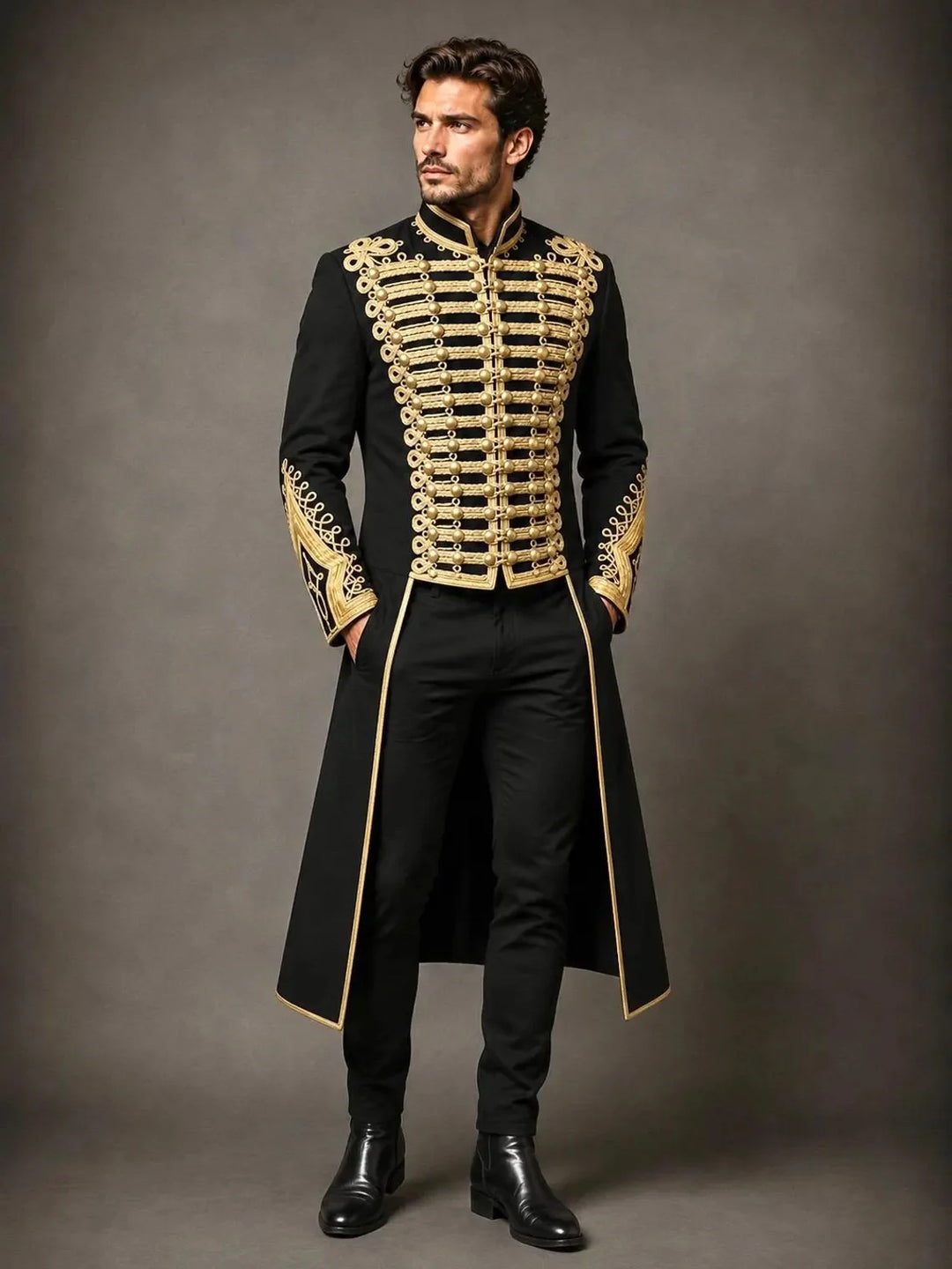 Victorian Steampunk Coat Costume Men