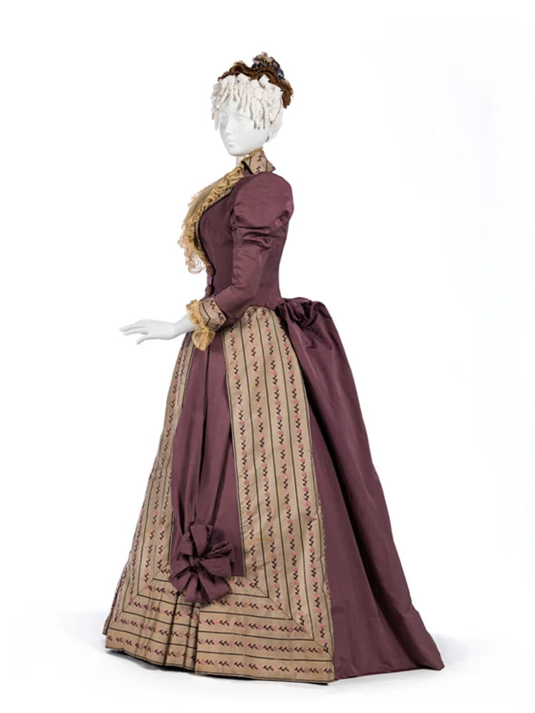 Victorian Steampunk Duchess Dress Costume Purple