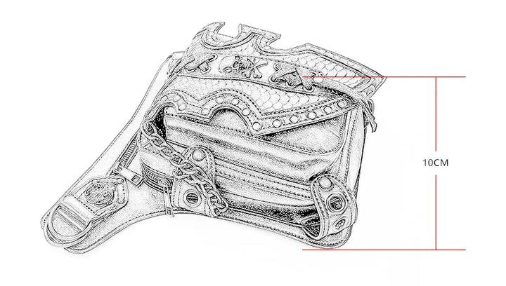 Victorian Steampunk Legs Bag chic