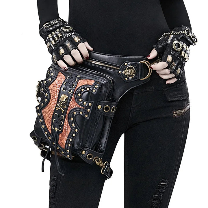 Victorian Steampunk Legs Bag tendance