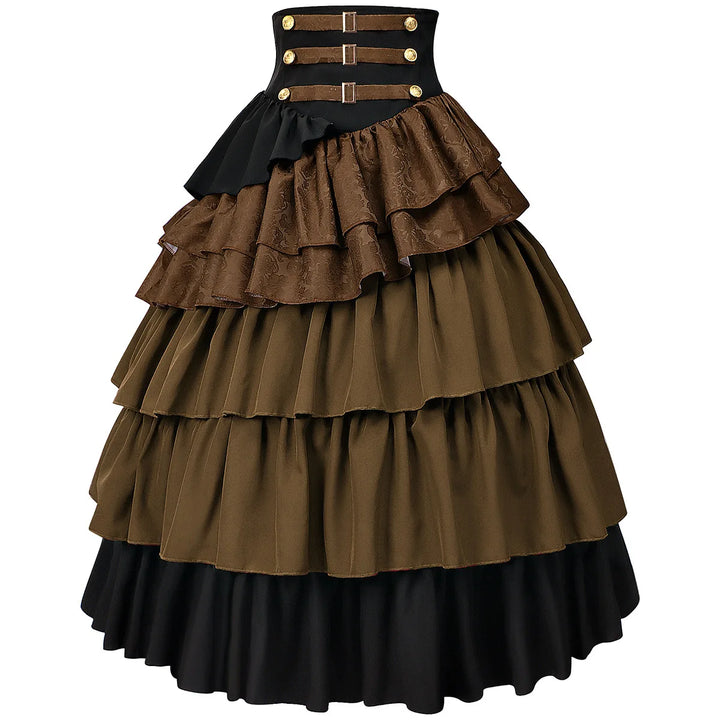 Victorian Steampunk Long Skirt gothic