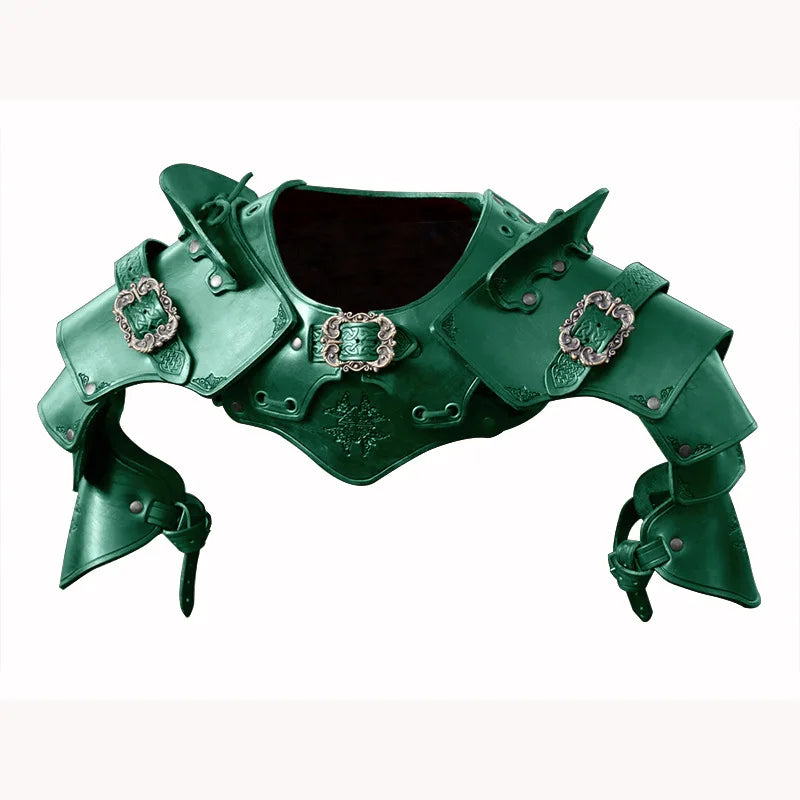 Vintage-Style Steampunk Shoulder Armor green