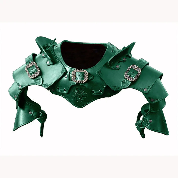 Vintage-Style Steampunk Shoulder Armor green