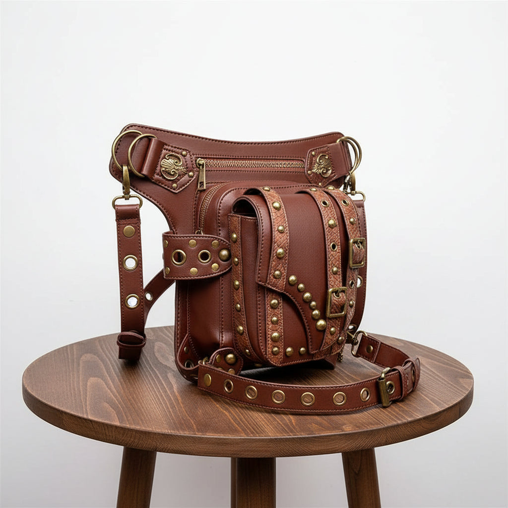 Vintage Brown Steampunk Bag