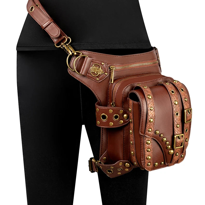 Vintage Brown Steampunk Bag chic