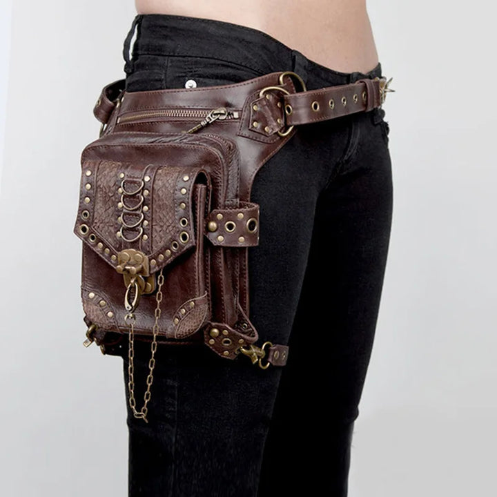 Vintage Brown Steampunk Bag durable