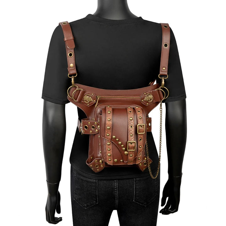 Vintage Brown Steampunk Bag perfect