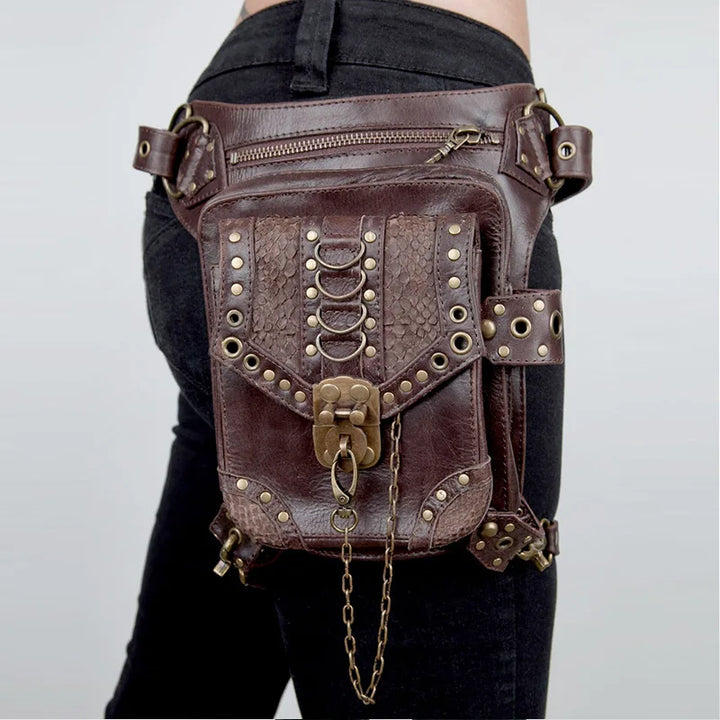Vintage Brown Steampunk Bag vintage