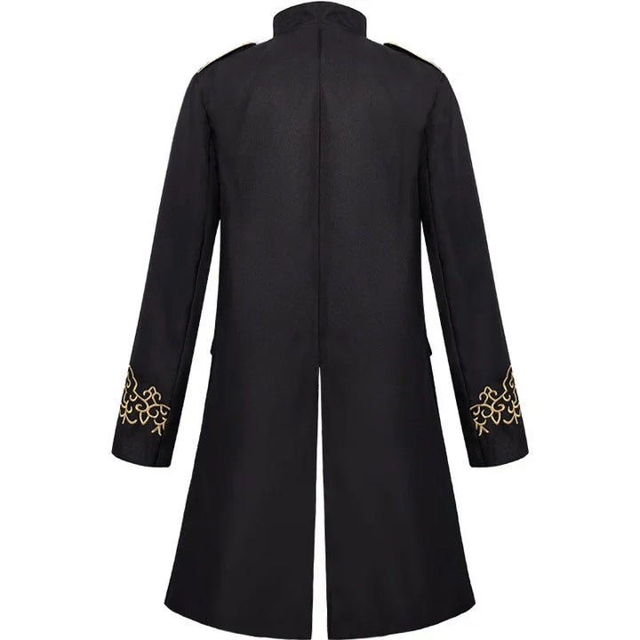 Vintage Embroidered Steampunk Medieval Coat
