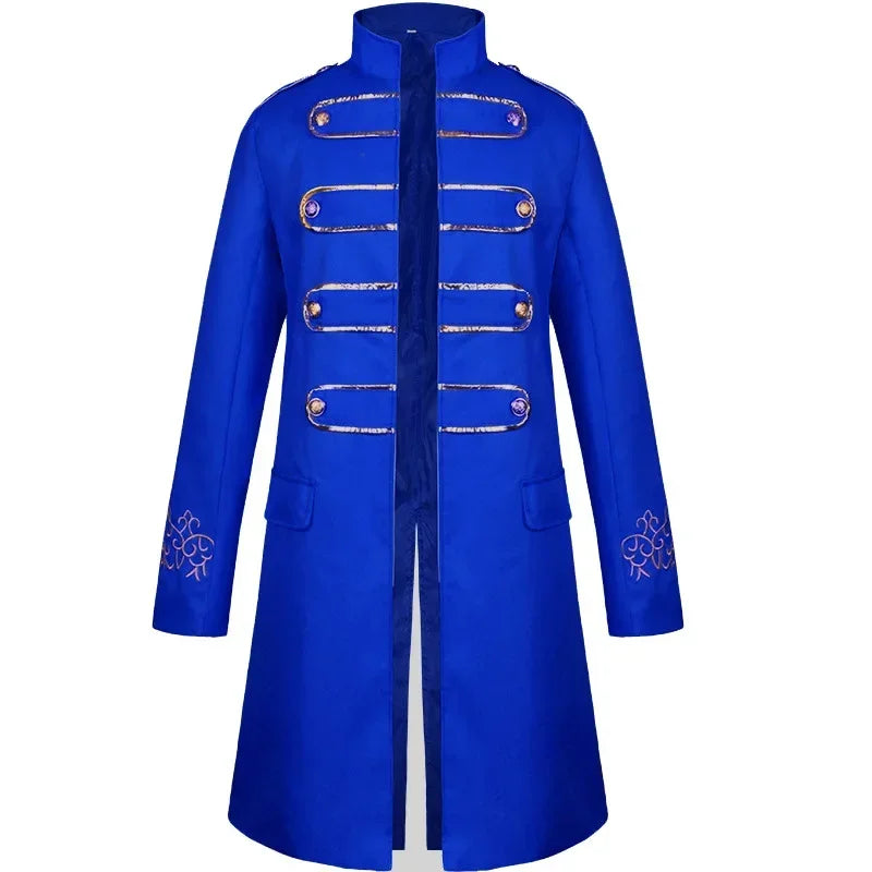 Vintage Embroidered Steampunk Medieval Coat bold