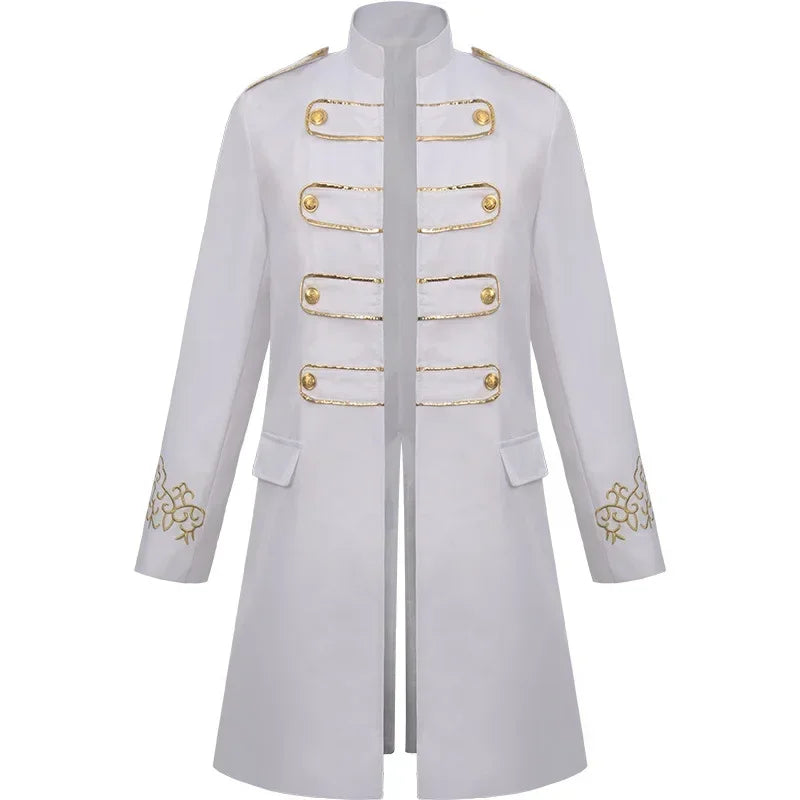 Vintage Embroidered Steampunk Medieval Coat classic