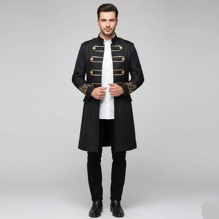 Vintage Embroidered Steampunk Medieval Coat unique