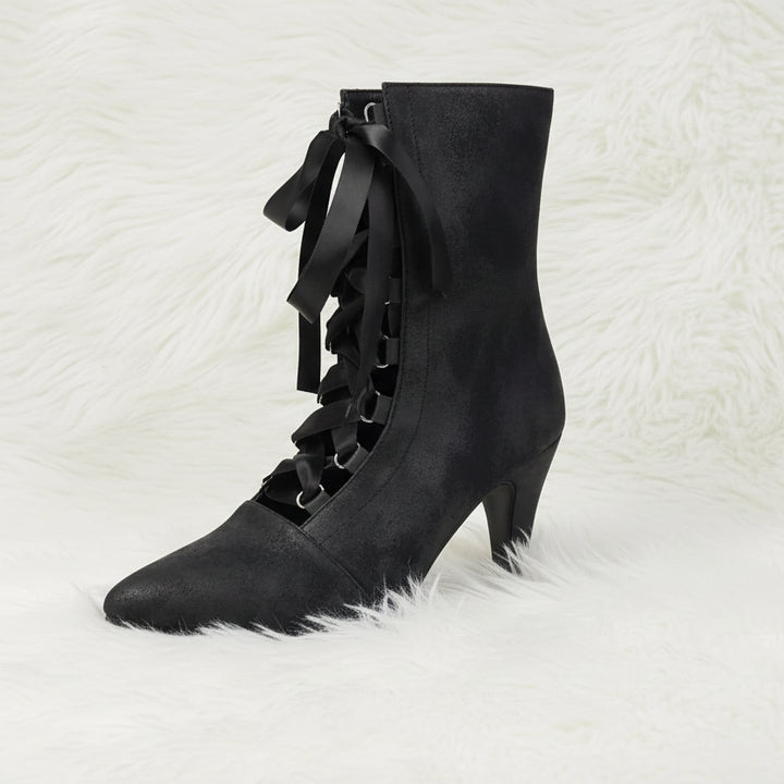 Vintage Gothic Medieval Steampunk Mid-calf Boots