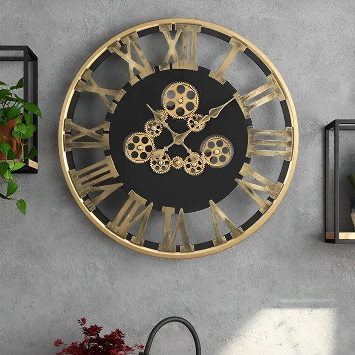 Vintage Industrial Steampunk Clock