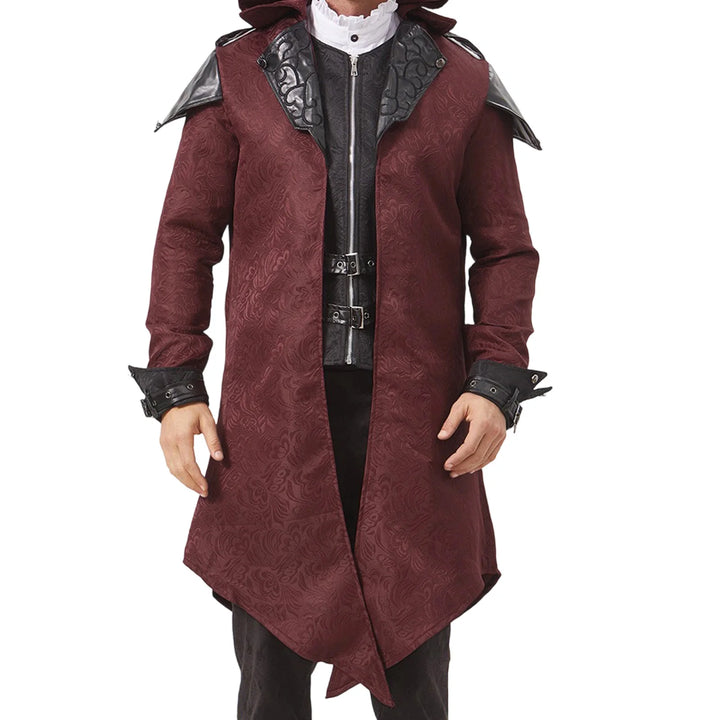 Vintage Jacquard Steampunk Medieval Coat gothic