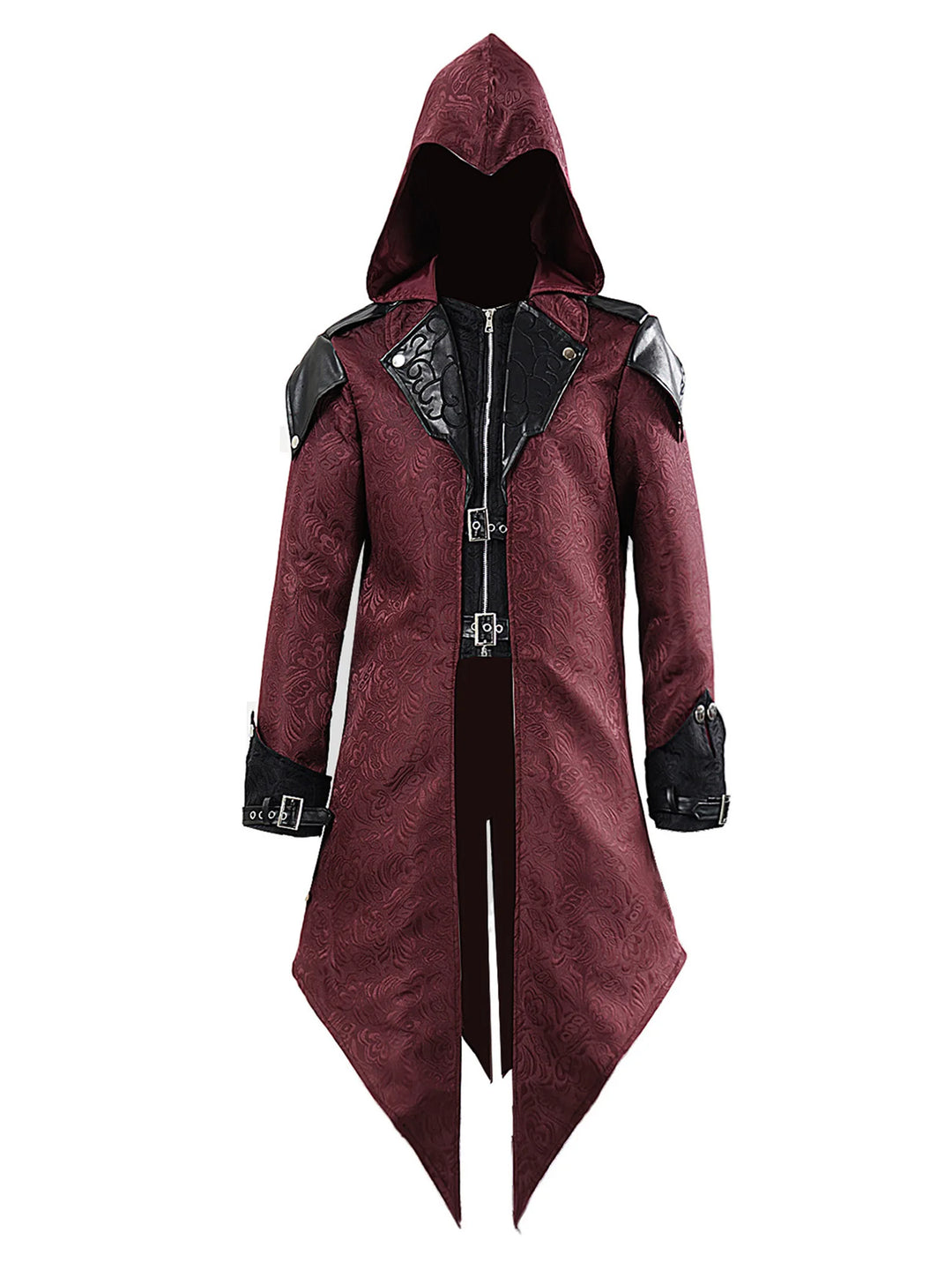 Vintage Jacquard Steampunk Medieval Coat refined