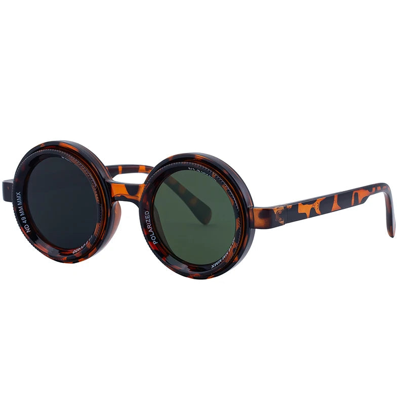 Vintage Leopard Print Steampunk Sunglasses