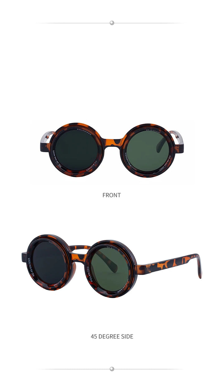 Vintage Leopard Print Steampunk Sunglasses tendance