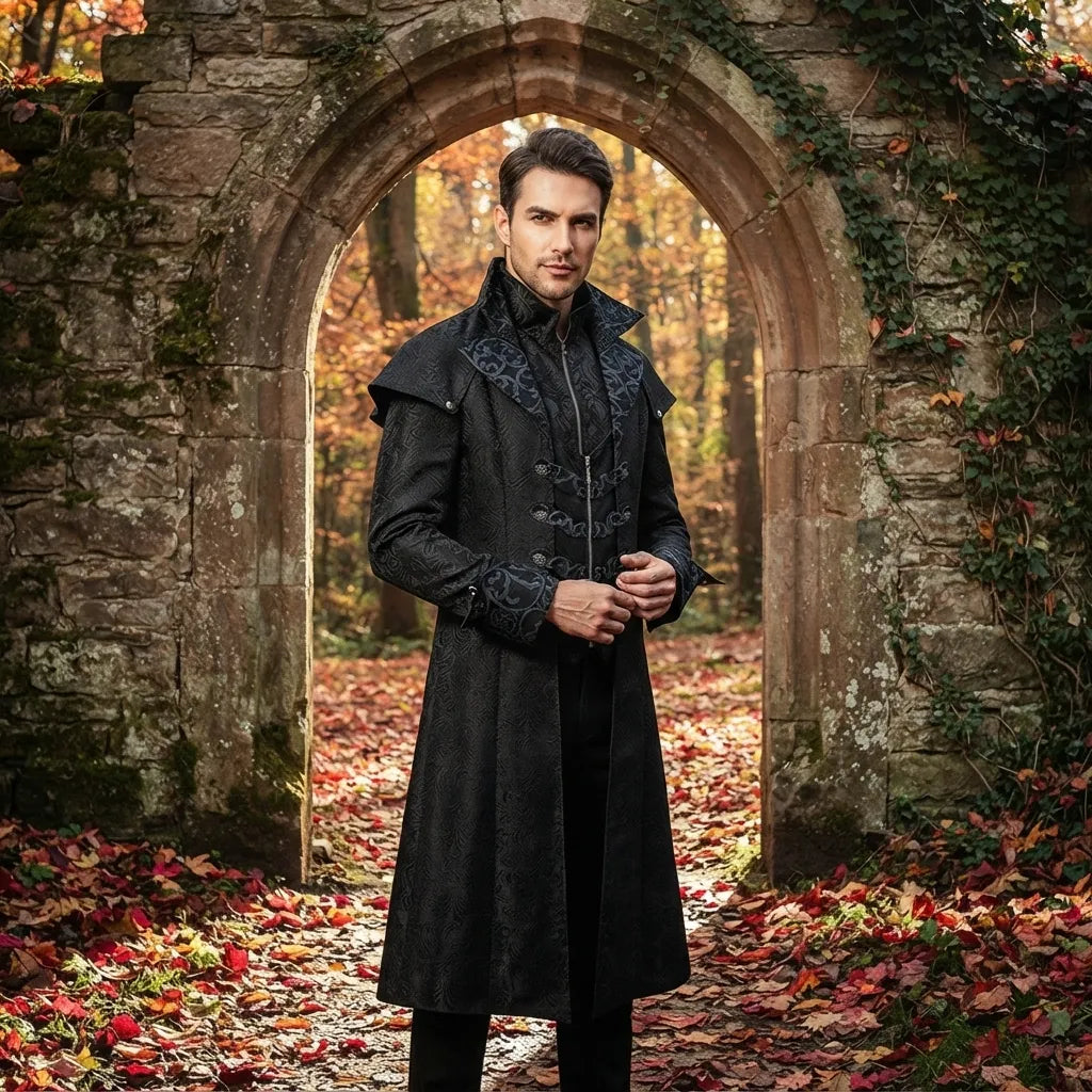 Vintage Medieval Steampunk Costume for Men